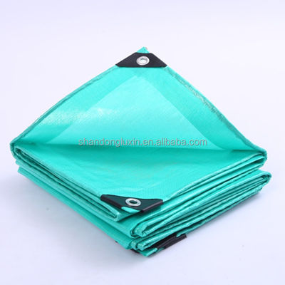 Leichtgewicht HDPE Tarpaulin Custom 150gm für Schwerlastbedarf in blauer Farbe