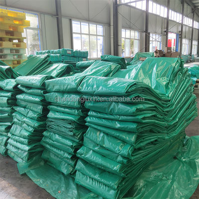 Leichtgewicht HDPE Tarpaulin Custom 150gm für Schwerlastbedarf in blauer Farbe