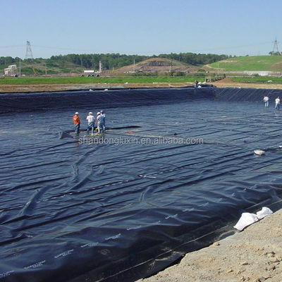 Umweltschonende schwarze Geomembran aus HDPE für Fischbecken ASTM GRI-GM13 Norm