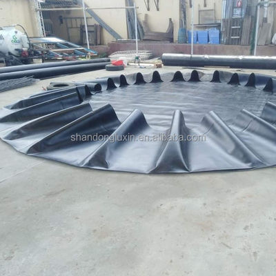 HDPE-Geomembran Wasserdicht Schwarz für Fischbecken Deponien 1mm 2mm