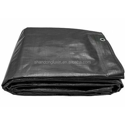 Polyethylen schwarze PE-Tarnelle für Regen- und UV-Widerstand Breite 2-11m