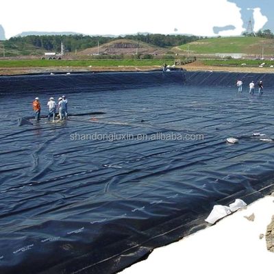 Glatte Geomembran Raffinierte Geomembran Verbundgeomembran 1 mm 2 mm für Außenbecken
