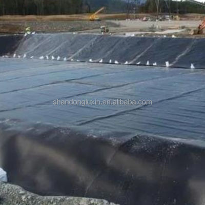 Glatte Geomembran Raffinierte Geomembran Verbundgeomembran 1 mm 2 mm für Außenbecken