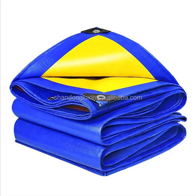 PE-beschichtete Tarpaulin-LKW-Ladungsdeckelblau für langlebige Haltbarkeit