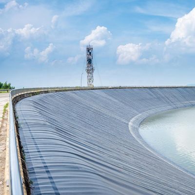 Fischzucht Teiche Becken Lagune Aquakultur Hochdichte Polyethylen Geomembran 2 mm