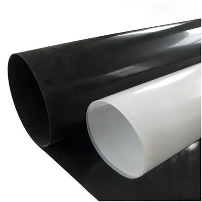 Glatte Geomembran für Fischbecken Hochdichte Polyethylen 0,5 mm bis 2,8 mm Dicke