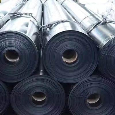Schwarze Geomembran Fischbecken Liner für Fischbecken Oberfläche Doppel glatt Einfach glatt