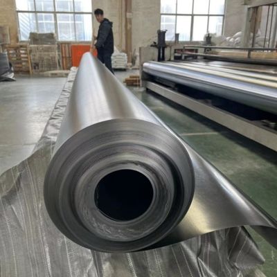Schwarze Geomembran Fischbecken Liner für Fischbecken Oberfläche Doppel glatt Einfach glatt