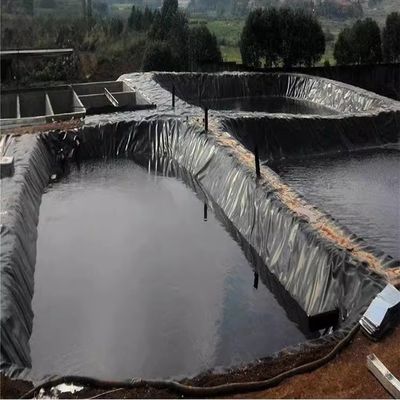Schwarze Geomembran aus Polyethylen EVA mit hoher Dichte für landwirtschaftliche Wasserspeicher