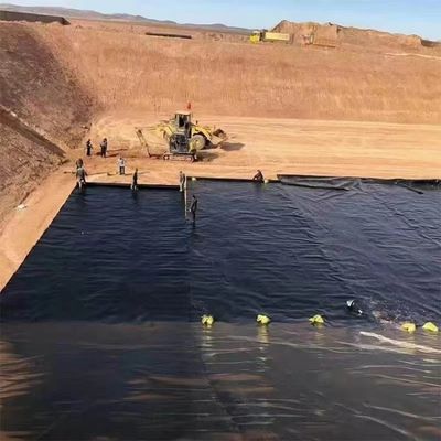 1 mm HDPE-Geomembran für Fischfarmen-Teich-Liner und Deponien-Projektlösungskapazität