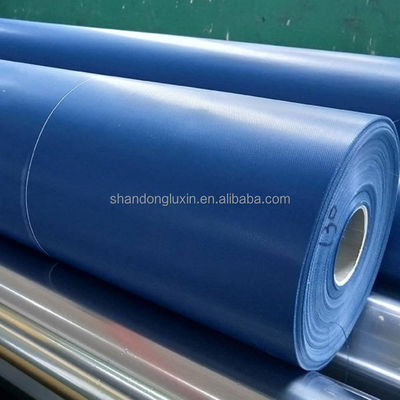 Anpassungsfähige Größe Blaue PVC-Tarnelle Dauerstoffbreite Max 2m für die Abdeckung von Artikeln