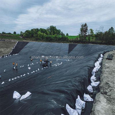 1.5mm Schwarze HDPE Geomembran für den See Damm Liner Farm Liner Industrial Design Stil