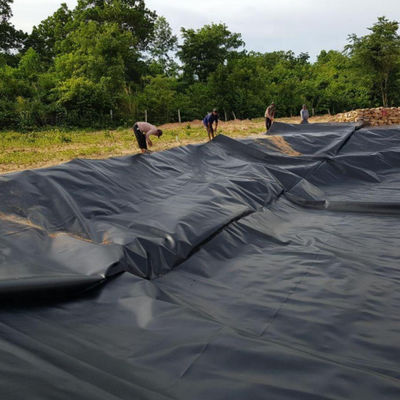 1.5mm Schwarze HDPE Geomembran für den See Damm Liner Farm Liner Industrial Design Stil
