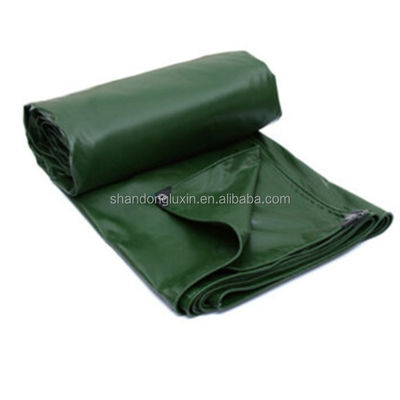 Anpassungsfähige Größe Tarpaulin UV-beständiges PVC-Material perfekt für Staubdeckung Bedürfnisse