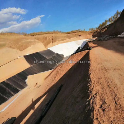 ASTM GRI-GM13 Standard 1 mm HDPE-Geomembran für Fischbecken und Deponien