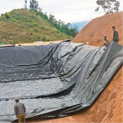 0.75mm HDPE Geomembran Wasserdicht für künstlichen See Tank Damm Deponie Auskleidung Liner