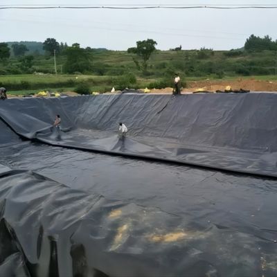 0.75mm HDPE Geomembran Wasserdicht für künstlichen See Tank Damm Deponie Auskleidung Liner