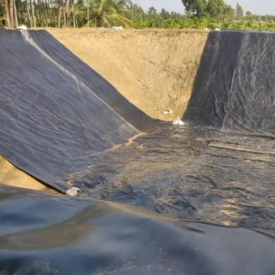 0.75mm HDPE Geomembran Wasserdicht für künstlichen See Tank Damm Deponie Auskleidung Liner