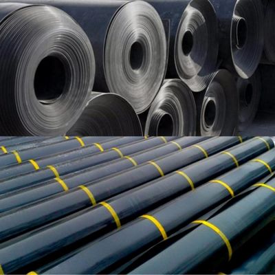 2 mm HDPE-Fischbeckenfolie für Deponien Länge 50-200 m Breite 1-6 m Glatte Oberfläche