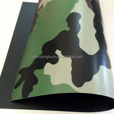Zusammengestellte Farbe 800gm Glanz PVC beschichtet Tarpaulin Zelte Kunststoff Tarpaulin Stoff