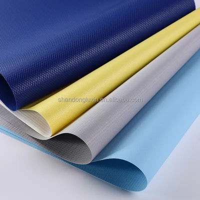 850 gm Wasserdicht Feuerdicht PVC-Blackout-Plattenstoff für Zeltmaterial