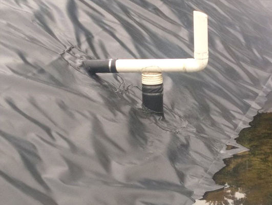 2 mm glatte Geomembranen, perfekt für Oxidationsbecken, Septiktanks und Biogasverdauer