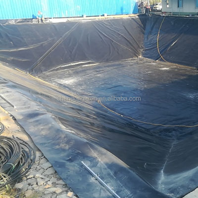 1 mm HDPE-Geomembranrolle für Fischbecken und Aquakulturgeräte