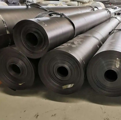 Wasserdichtes HDPE-Fischbecken Liner 30 ml 60 ml Schwarze Geomembran für Wasserspeicher