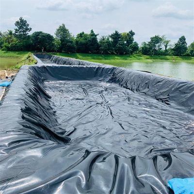 Außen-HDPE-Plastikmembran für Wasserbehälter und Fischbehälter in schwarzer Farbe