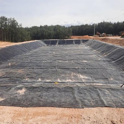 Außen-HDPE-Plastikmembran für Wasserbehälter und Fischbehälter in schwarzer Farbe