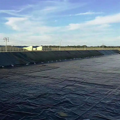 HDPE-Glattgeomembran für die Aquakultur Fisch Teich Liner in 0,3 mm 0,5 mm 0,8 mm Dicke