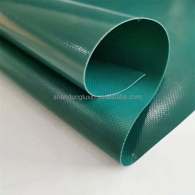 Dachdeckung 650gm Schwerlastwasserdicht Vinyl beschichtet PVC PE Plane Material Stoff in Rollen