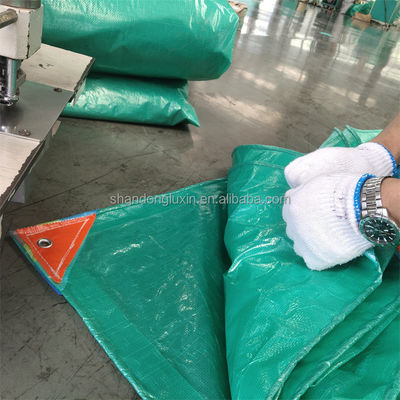Populäre unterschiedliche Größen Gewebte beschichtete Tarpaulinzeltdecke in leuchtend orange
